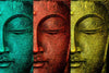 Rainbow Buddha Contemporary Art Print - Canvas Prints