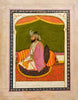 Raja Dhian Singh - Sikh King - C1800s Vintage Indian Royalty Painting - Posters