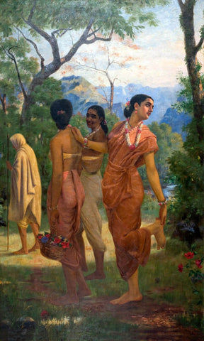 Shakuntala - Looks Of Love - Canvas Prints