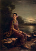 Radha In The Moonlight - Canvas Prints