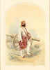 Rajah Shere Singh Attariwala (Sikh Commander And General) c1853 - Colesworthy Grant - Vintage Indian Sikh Art Painting - Art Prints