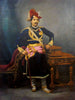 Raja of Dewas - Raja Ravi Varma - Indian Royalty Painting - Large Art Prints