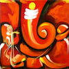 Rakta Ganpati - Ganesha Painting Collection - Large Art Prints