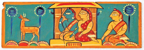 Ram, Sita and Lakshman - Life Size Posters by Jamini Roy