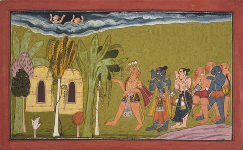 Rama and Lakshmana - Shangri Ramayana II by Kritanta Vala