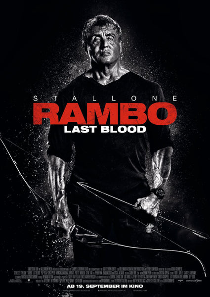 Rambo - Last Blood - Sylvester Sallone - Hollywood English Action Movie Poster - Art Prints