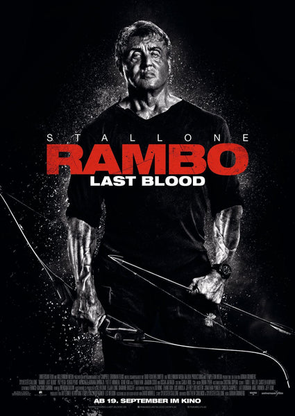 Rambo - Last Blood - Sylvester Sallone - Hollywood English Action Movie Poster - Canvas Prints