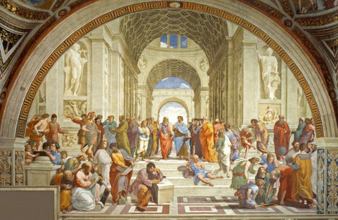 The School Of Athens (Scuola Di Atene) - Life Size Posters by Raphael