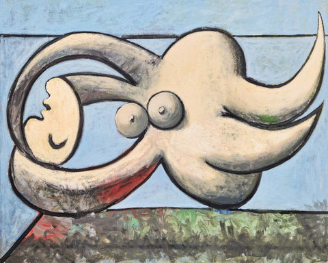 Reclining Nude Marie-Thérèse 1932 (Femme Nu Couchée)  - Pablo Picasso - Masterpiece Painting - Posters