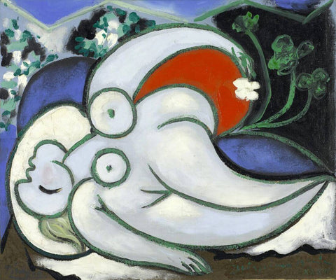 Reclining Nude Marie-Thérèse (Nu Couché 1932)  - Pablo Picasso Painting - Canvas Prints