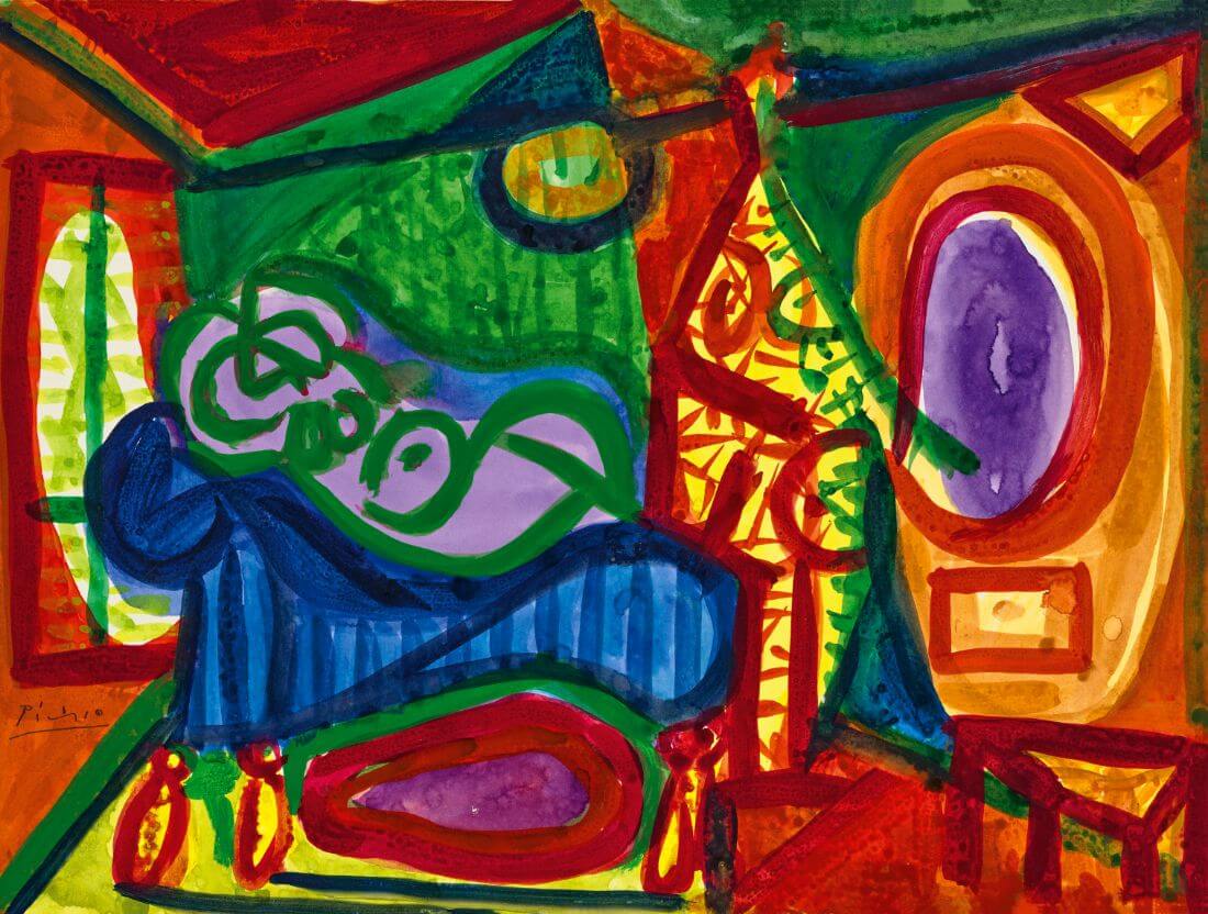 Picasso clearance woman painting