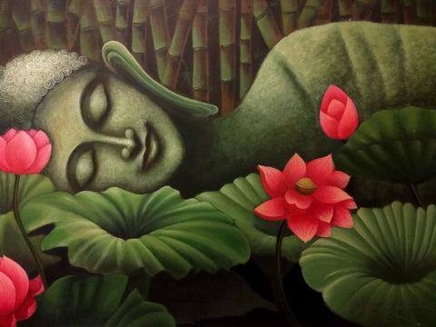 Reclining Buddha - Art Prints by Anzai