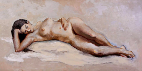 Reclining Nude - Contemporary Art - Life Size Posters