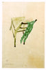 Egon Schiele - Erinnerung An Die Grünen Strümpfe (Recollection Of The Green Stockings) - Canvas Prints