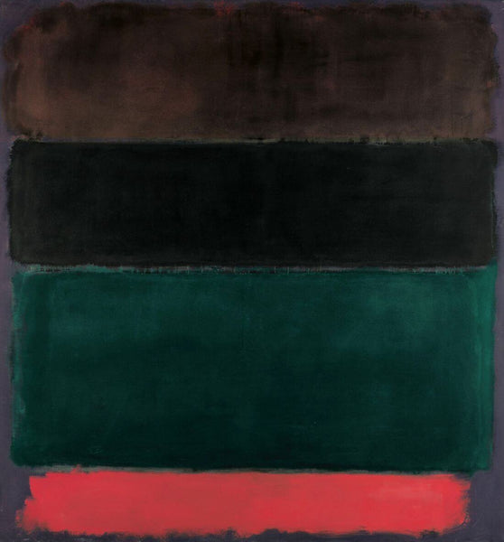 Red-Brown Black Green Red 1962 - Mark Rothko - Color Field Painting - Life Size Posters