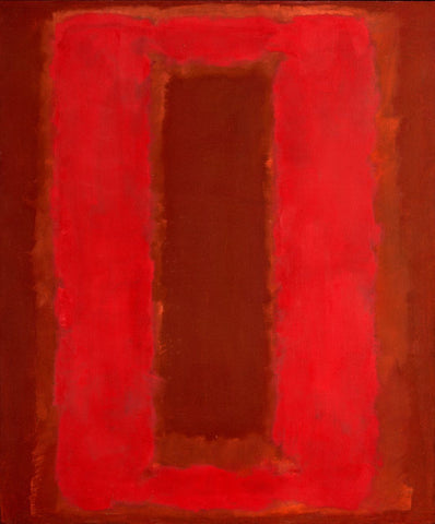 Red - Four Seasons Project - Mark Rothko - Color Field Painting - Life Size Posters