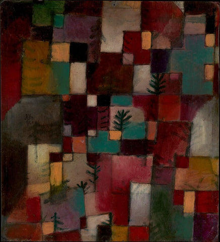 Red Green And Violet (Yellow Rhythms) - Paul Klee - Large Art Prints