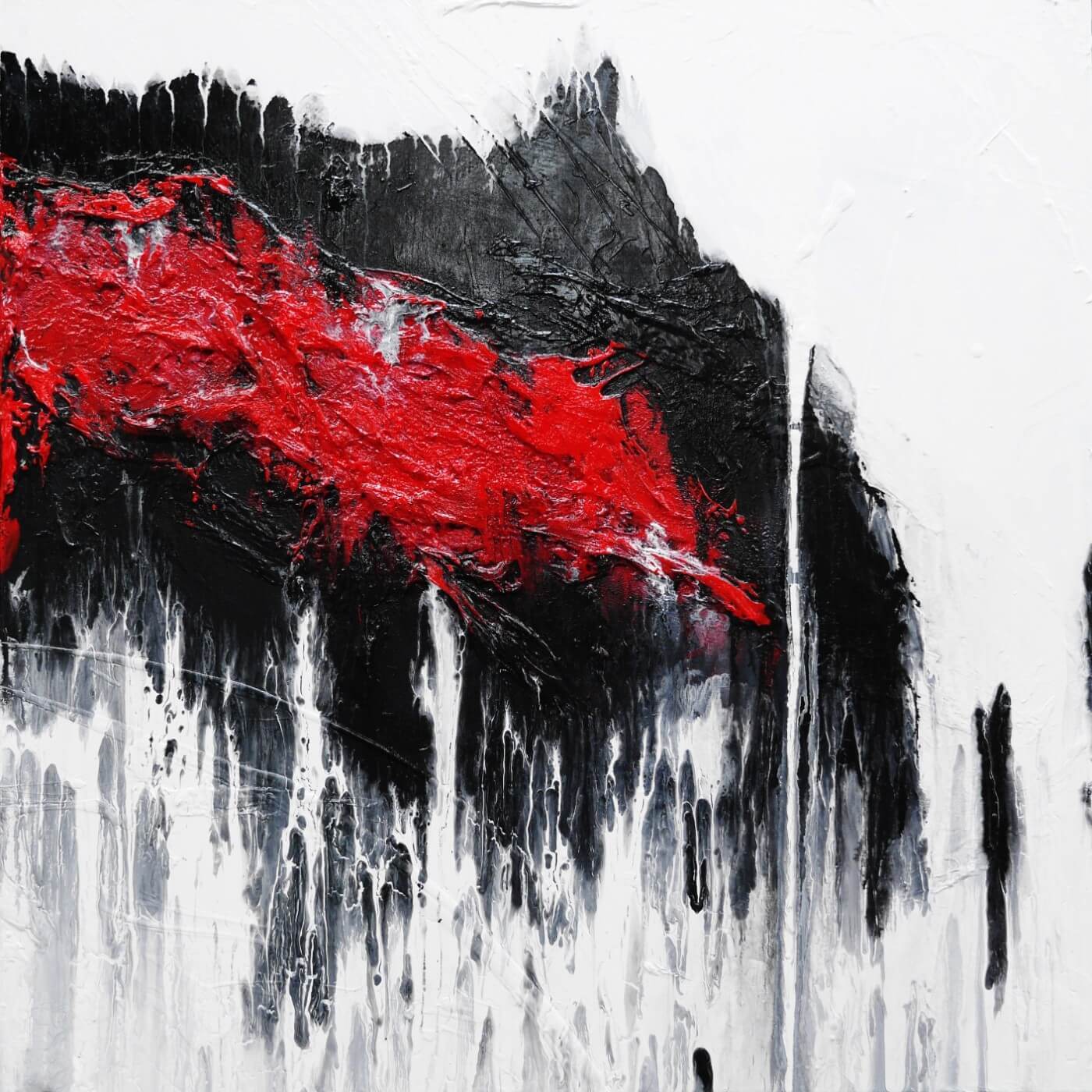 Red and 2025 black paint