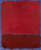 Red and Burgundy Over Blue - Mark Rothko Painting - Framed Prints