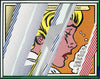 Reflections On Girl - Roy Lichtenstein - Modern Pop Art Painting - Canvas Prints