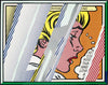 Reflections On Girl - Roy Lichtenstein - Modern Pop Art Painting - Life Size Posters