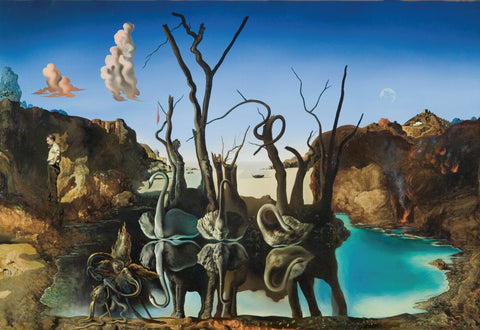 Salvador Dali – Swans Reflecting Elephants by Salvador Dali