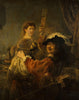 Rembrandt_and_Saskia_in_the_Scene_of_the_Prodigal_Son - Rembrandt van Rijn - Life Size Posters