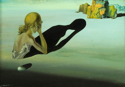 Remorse, Or Sphinx Embedded In The Sand - Posters by Salvador Dali