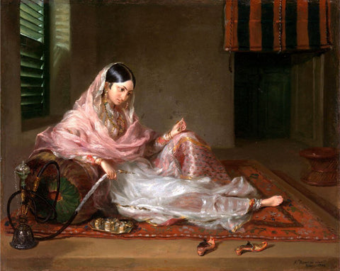 Renaldis Muslim Woman - Large Art Prints by Paul Joanowits Bashi