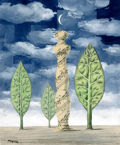 René Magritte - L'amour de la nature - Canvas Prints