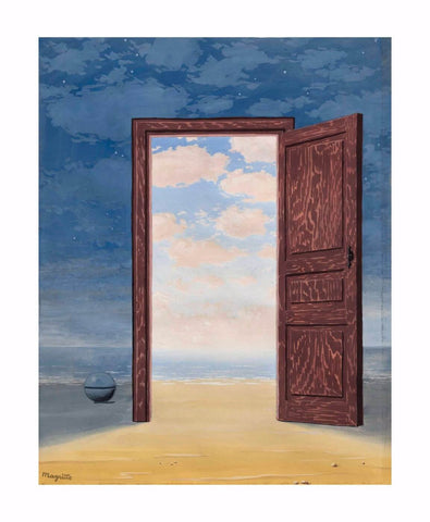 The Embellished (L’embellie) – René Magritte Painting – Surrealist Art Painting by Rene Magritte