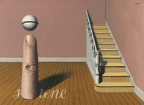 The Reading Forbidden (la lecture defendue) - Canvas Prints by Rene Magritte