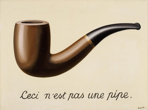 The Treachery of Images (La trahison des images) – René Magritte Painting – Surrealist Art Painting by Rene Magritte