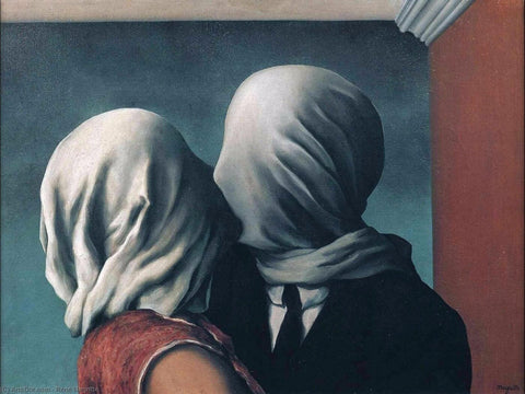The Lovers II - Canvas Prints by Rene Magritte