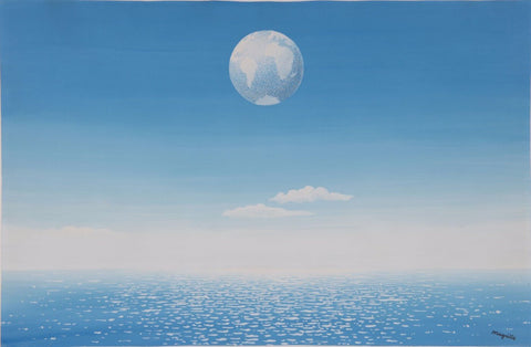 The Invisible Mirror (Le miroir invisible) - Canvas Prints by Rene Magritte