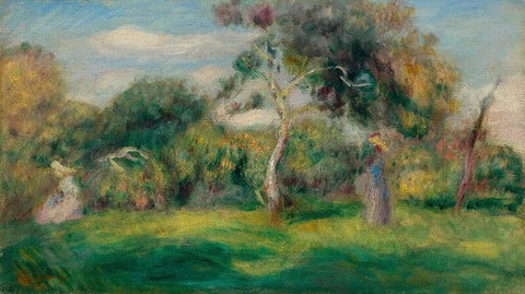 Untitled-(The Farm) by Pierre-Auguste Renoir