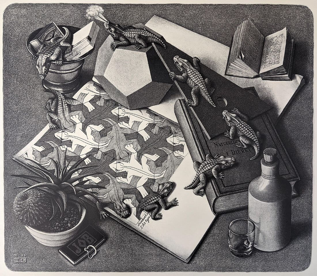 Reptiles M C Escher Posters By M C Escher Buy Posters Frames reptiles-m-c-escher-posters-by-m-c-escher-buy-posters-frames
