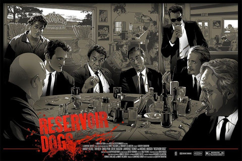 Reservoir Dogs Poster Graphic Art - Quentin Tarantino - Art Prints by Sarah