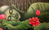 Sleeping Buddha - Set Of 2 Ready To Hang Gallery-Wrapped Canvas Prints (16 x 24 inches) each