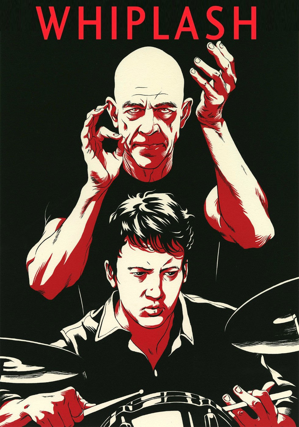 Retro Art Poster - Whiplash - Hollywood Collection - Posters by