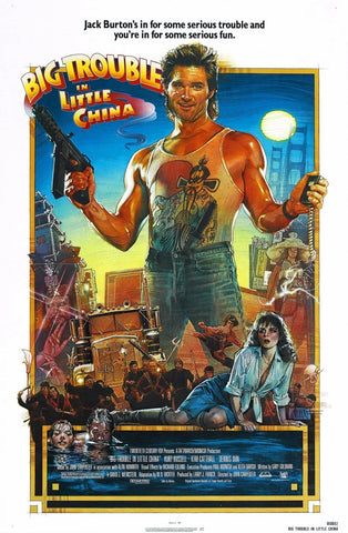 Tallenge Hollywood Collection - Movie Poster - Big Troule in Little China - Framed Prints