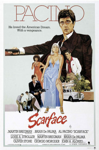 Retro Movie Poster - Scarface - Tallenge Hollywood Poster Collection - Life Size Posters