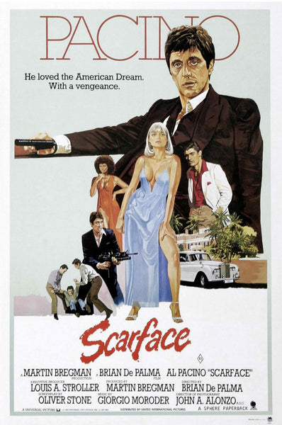 Retro Movie Poster - Scarface - Tallenge Hollywood Poster Collection - Posters