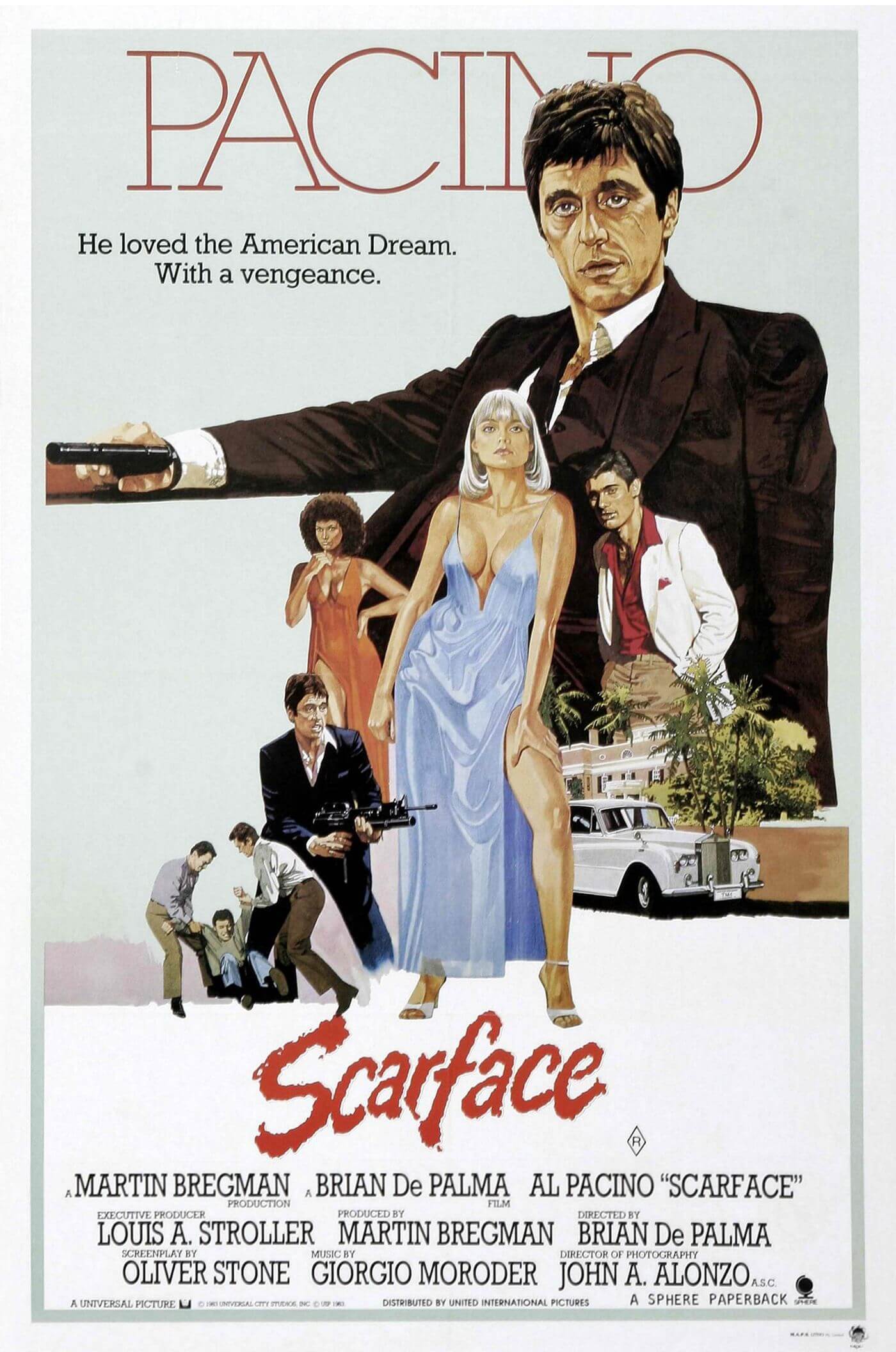 Retro Movie Poster - Scarface - Tallenge Hollywood Poster Collection -  Framed Prints