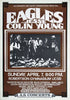 Retro Vintage Music Concert Poster - Eagles Live - Canvas Prints