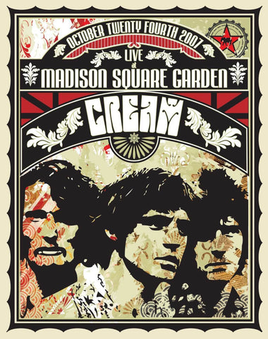 Retro Vintage Poster - Cream In Concert - Tallenge Music And Musicians Collection - Life Size Posters