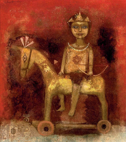 Rider On The Threshold by Ganesh Pyne