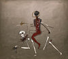 Riding With Death - Jean-Michael Basquiat - Masterpiece Painting - Canvas Prints