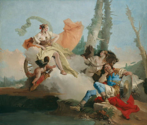 Rinaldo Enchanted by Armida - Posters by Giovanni Battista Tiepolo