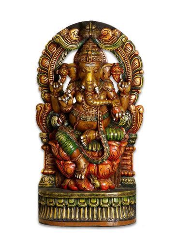 Rinamochana Ganapati - Ganesha Art Collection by Raghuraman